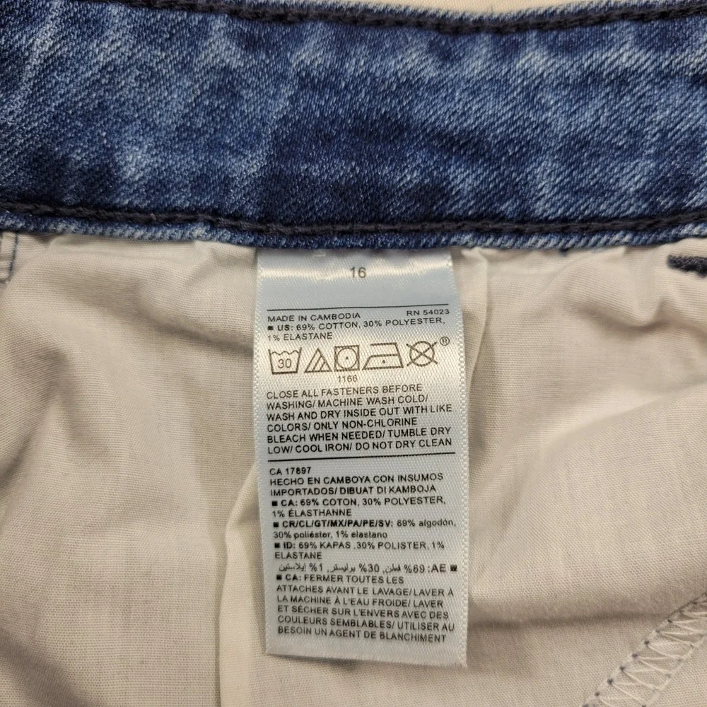 Old Navy High‎ Rise Super Skinny blue jeans size 16 - Picture 5 of 6